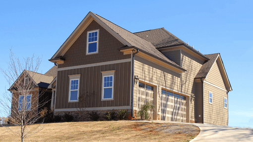 brown house