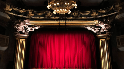 stage in an opera house