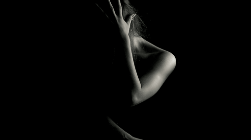 woman in distress