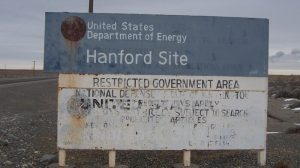 United States Department of Energy Hanford Site sign